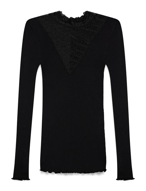 Rosemunde | Rwbeatha Silk Ls  Lace T-Shirt | XS