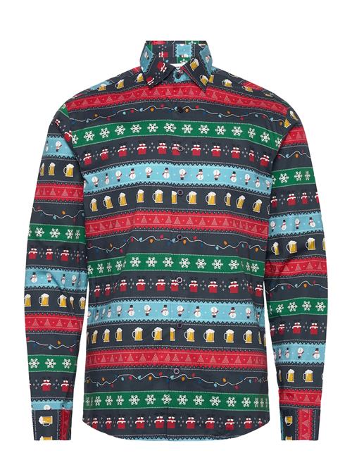 Lindbergh | Aop Christmas Shirt L/S | L