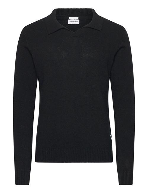 Lindbergh | Lambswool L/S V-Neck Polo | XXL