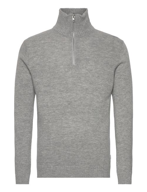 Lindbergh | Lambswool Half Zip Knit Oversize Collar | XL