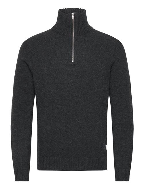 Lindbergh | Lambswool Half Zip Knit Oversize Collar | L
