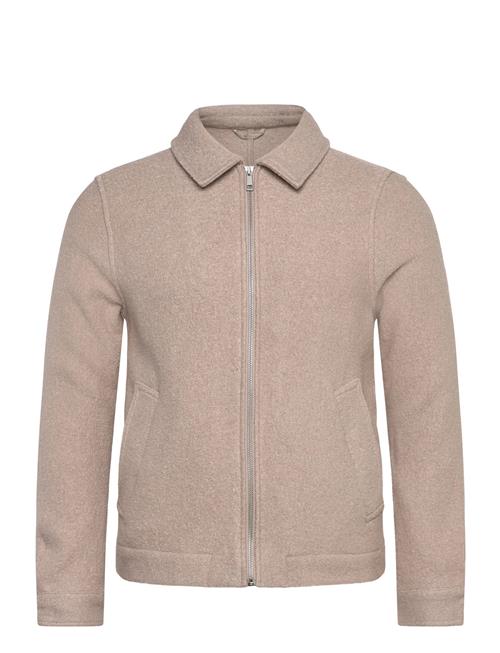 Lindbergh | Wool Blend Zip Through Overshirt | L