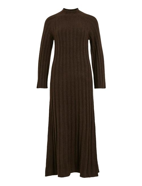 Vila | Vicleo Highneck L/S Ankle Knit Dress | XS