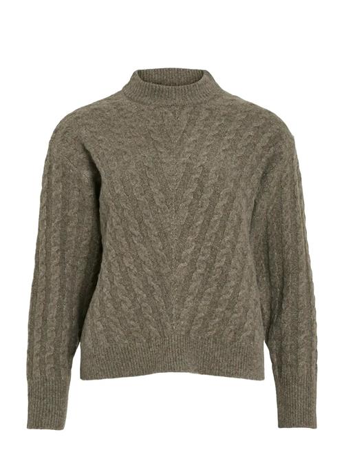 Vila | Virelli Highneck L/S Cable Knit Top/Bfs | S