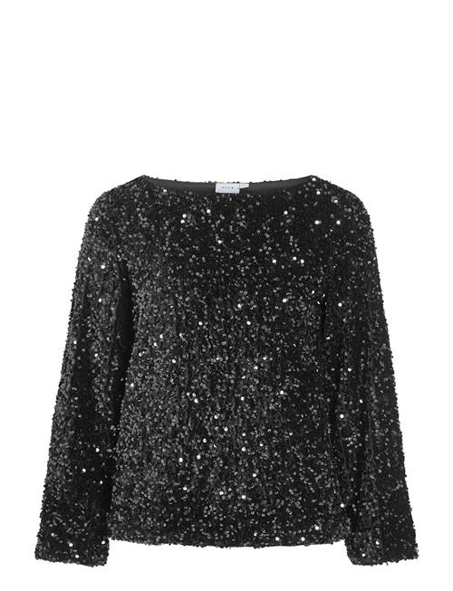 Vila | Vifaith Boat Neck L/S Sequin Top/1 | XXL