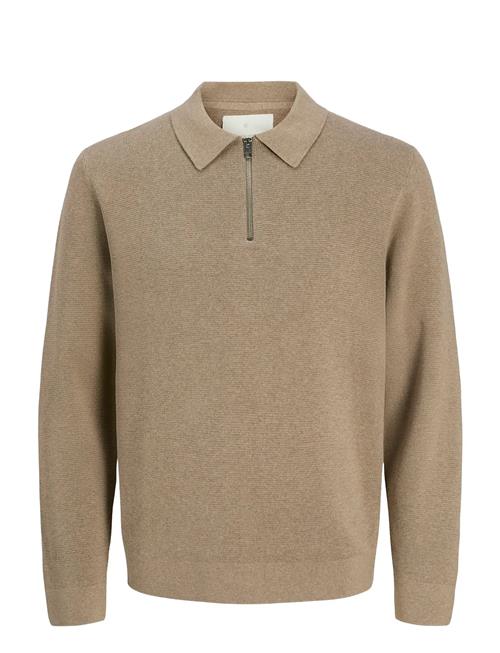 Jack & Jones | Jprblamilano Stitch Knit Zip Polo Sn | XXL