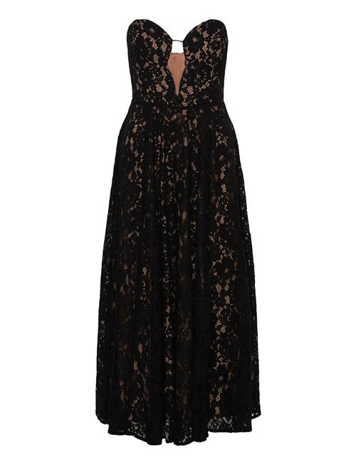 Bardot | Opal Volume Lace Midi Dress | 34