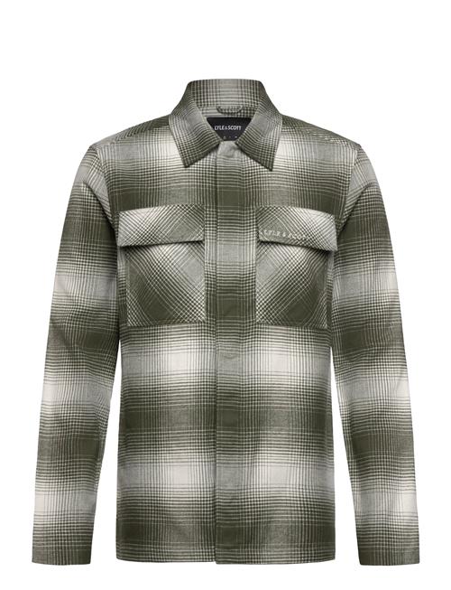 Lyle & Scott | Ombre Check Overshirt | XL