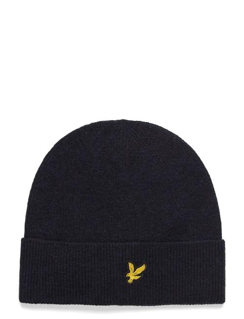 Lyle & Scott | Lambswool Blend Ribbed Beanie | ONE SIZE