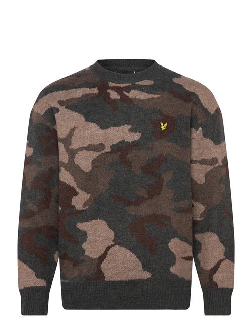 Lyle & Scott | Brushed Camouflage Crew Neck Jumper | XXL