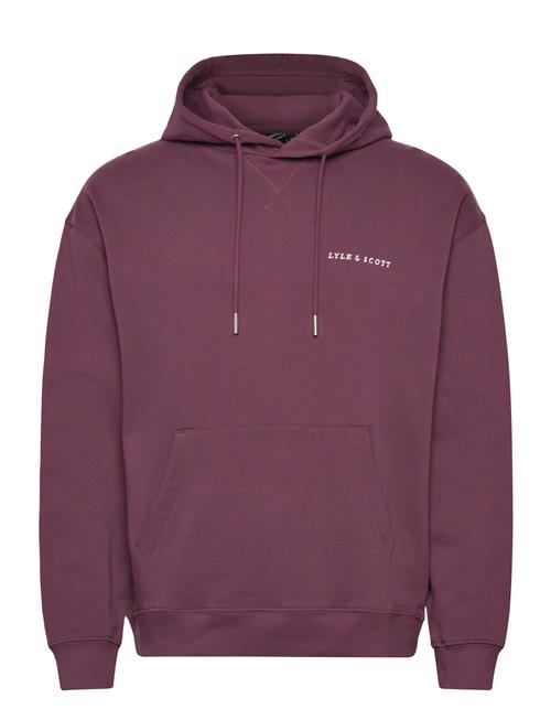 Lyle & Scott | Script Brushback Pullover Hoodie | S