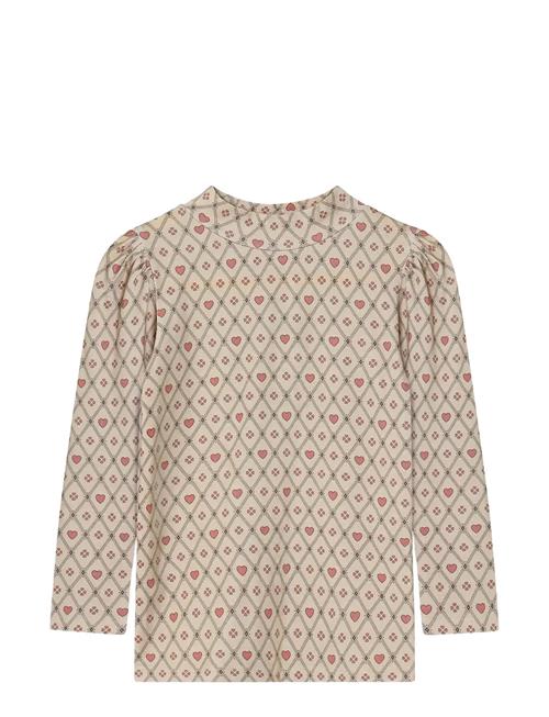 Fliink | Kelly Heart Ls Puff Blouse | 3 Y