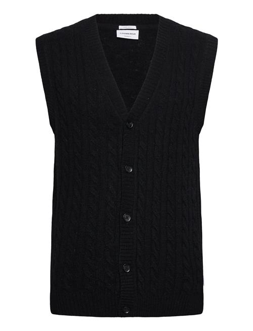 Lindbergh | Lambswool Button Slipover | M