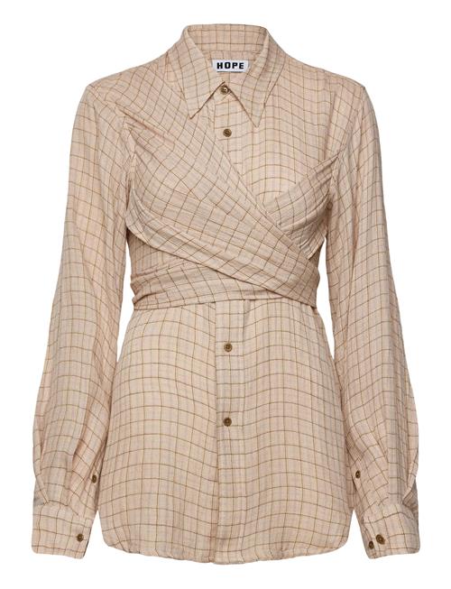 Hope | Twisty Shirt Airy Pink Check-40 | 40