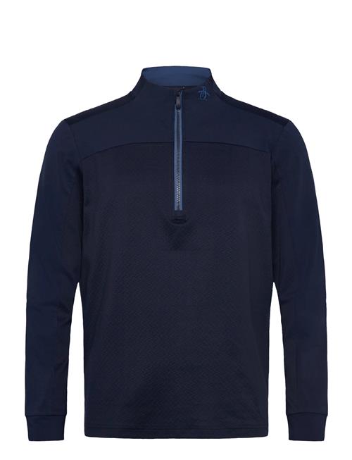 Original Penguin Golf | Lightweight 1/4-Zip Mixed Media Pullover | S