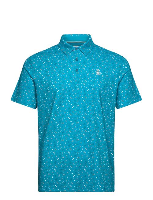 Original Penguin Golf | 19Th Hole Sake-Tini Novelty Print Polo | S