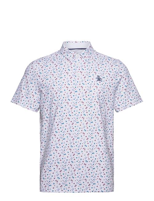Original Penguin Golf | 19Th Hole Sake-Tini Novelty Print Polo | S