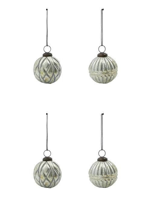 house doctor | Julepynt, Hdrhomb, Antik Sølv | 7.5X7.5X1CM