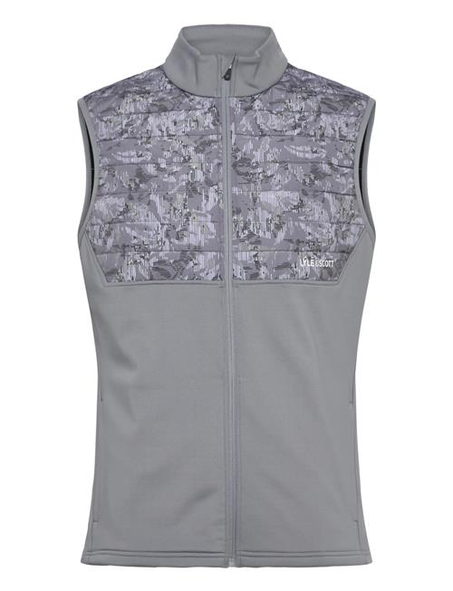 Lyle & Scott Sport | Golf Printed Windjammer Full Zip Vest | M