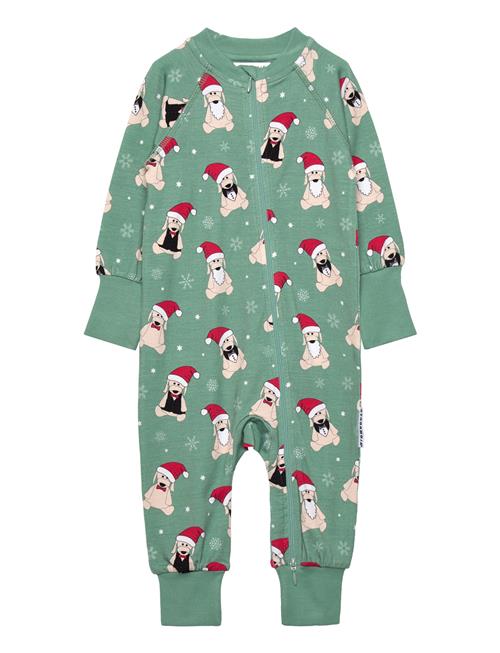 Geggamoja | Bamboo Two Way Zip Pyjamas | 74/80