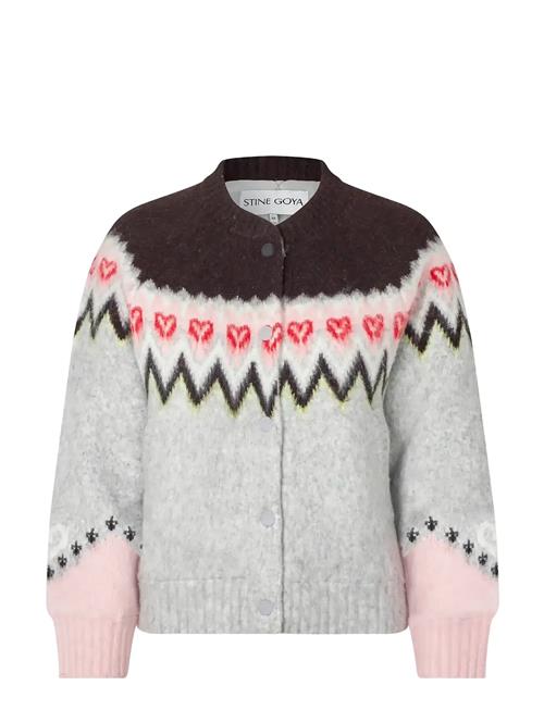 STINE GOYA | 2422 Brushed Jacquard, Raglan Bombe | M