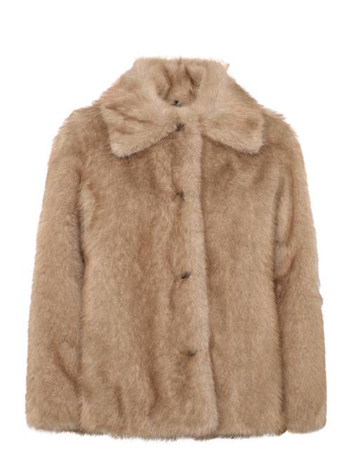 Mango | Faux-Fur Coat With Buttons | S