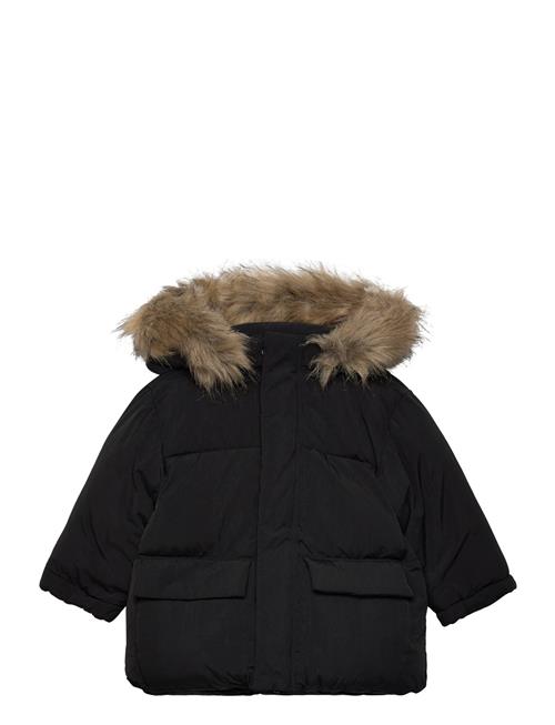 Mango | Puffer Coat With Fur-Effect Hood | 2-3