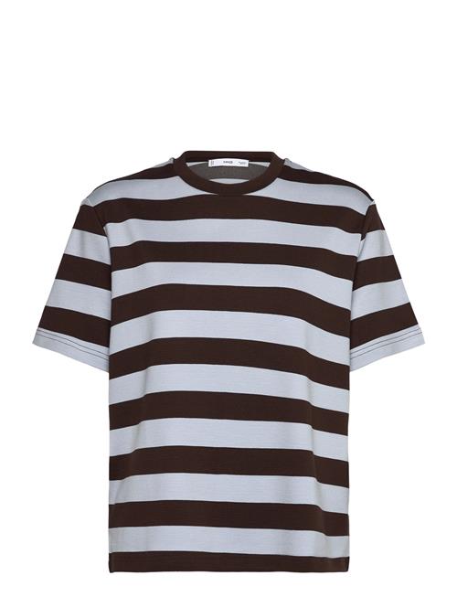 Mango | Striped Short-Sleeved T-Shirt | M