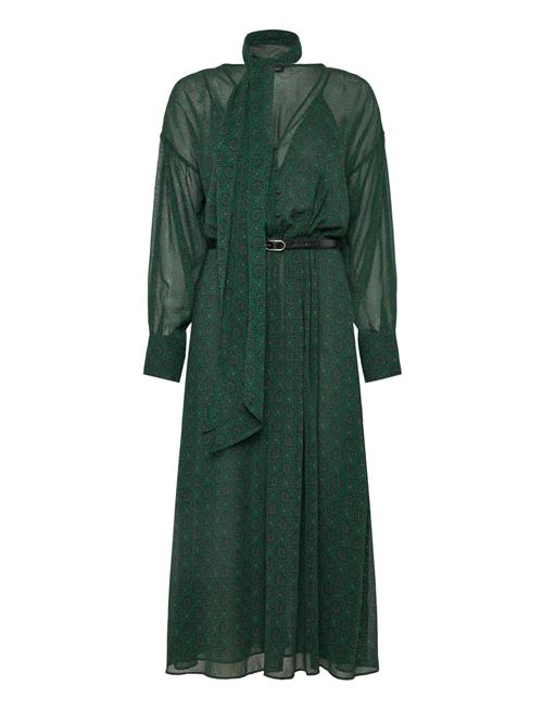 Mango | Printed Dress With Foulard | M