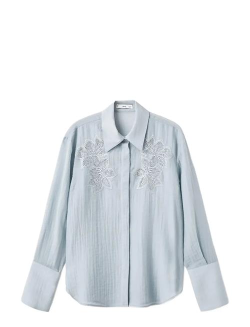 Mango | Embroidered Lyocell Blouse | M