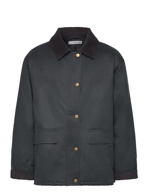 Mango | Waxed-Effect Parka | 128