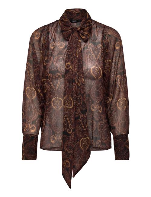 Mango | Paisley-Print Blouse With Foulard | L