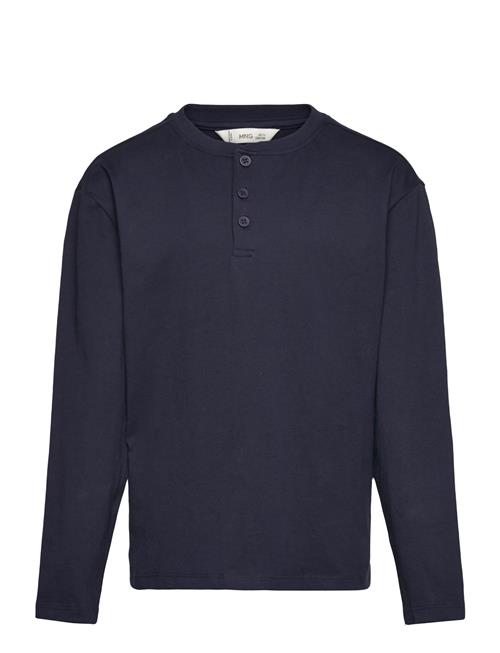 Mango | Buttoned Cotton T-Shirt | 11-12