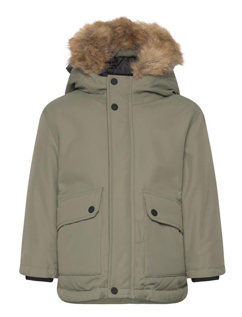 Mango | Anorak With Shearling-Effect Hood | 9-12M