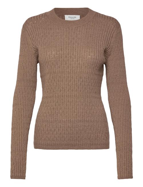 Rosemunde | Rwdarcy Ls Pointelle Crew Knit | L