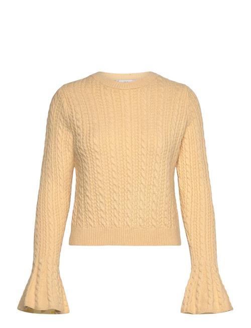 Mango | Cable-Knit Sweater With Flared Sleeves | L