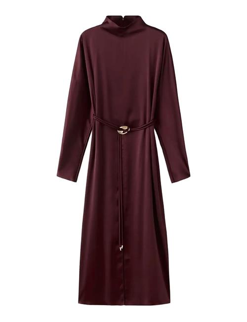 Mango | Belt Satin Dress | L