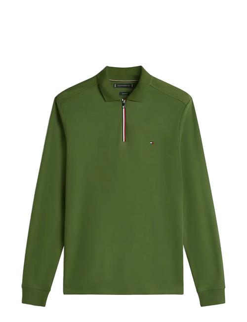 Tommy Hilfiger | Ls Liquid Rwb Zip Reg Polo | L