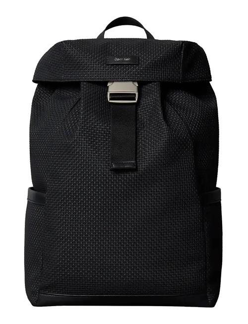 Calvin Klein | Embossed Woven Flap Backpack | ONE SIZE