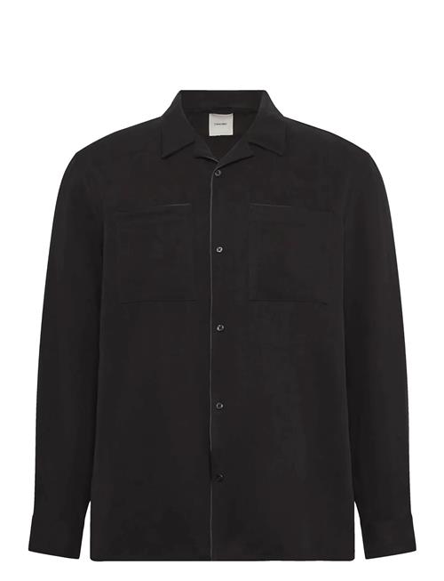 Calvin Klein | Ls Glossy Camp Collar Easy Shirt | M