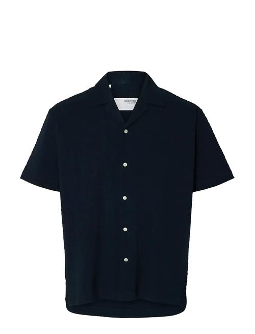 Selected | Slhrelaxed-Ace Seersucker Ss Shirt | L