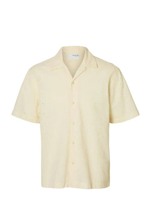 Selected | Slhrlxjax Broderie Ss Shirt | L