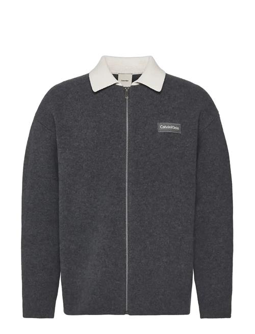 Calvin Klein | Ls Boiled 100 Merino Contrast C | L