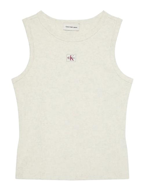 Calvin Klein Jeans | Woven Label 2X2 Baby Rib Tank | XXS