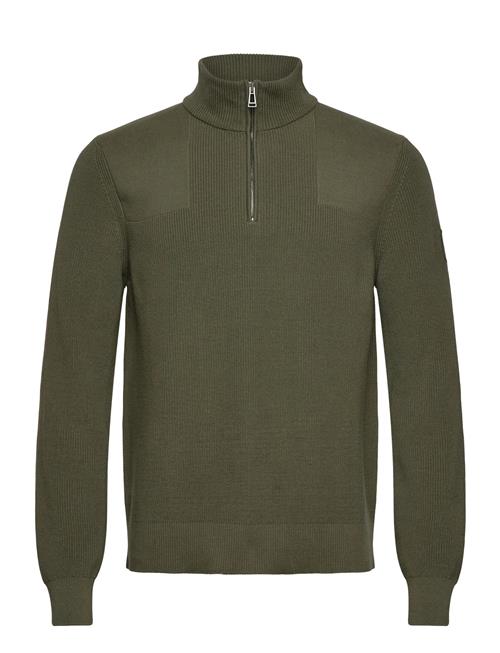 Belstaff | Commander Quarter Zip Jumper Silver Birch | XXL