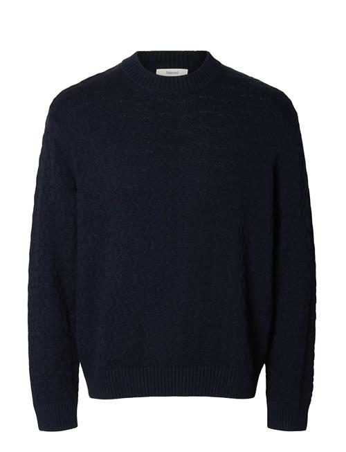 Selected | Slhphilip Ls Knit Relaxed Crew Neck | L