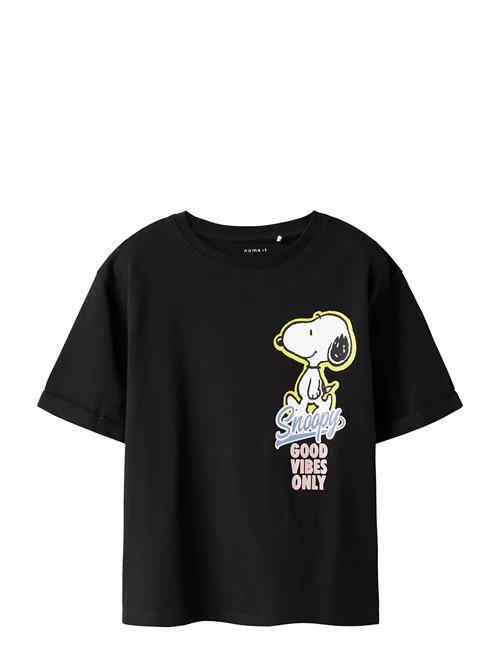 name it | Nkfdylana Snoopy Ss Nreg Top Box Sky | 122-128