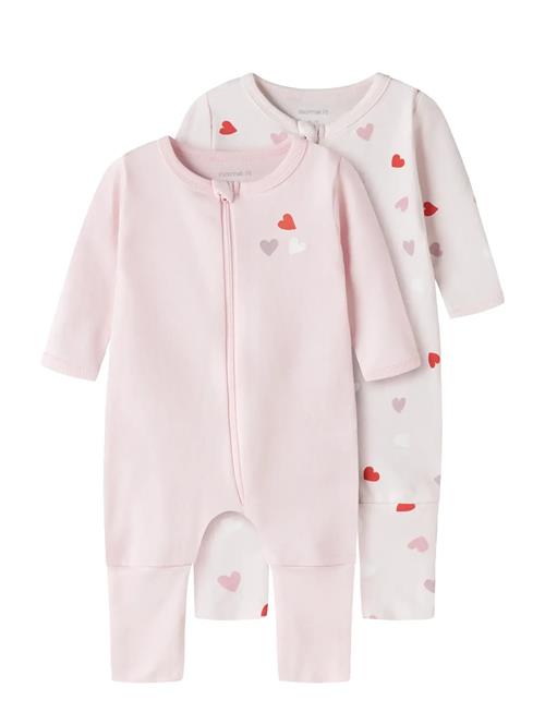 name it | Nbfnightsuit 2P Zip Ff Car. Heart Noos | 62