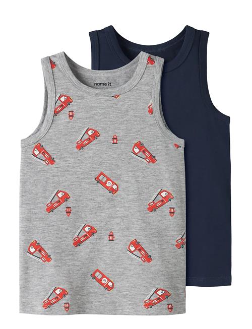 name it | Nmmtank Top 2P Grey Firetruck Noos | 110