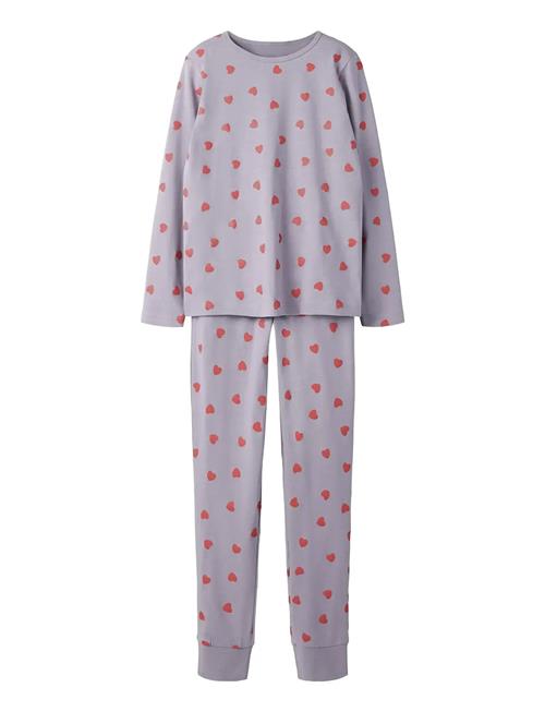 name it | Nkfnightset Lavender Hearts Noos | 134-140